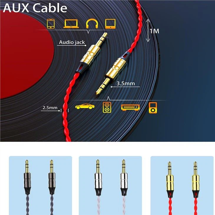 3.5mm Jack Audio Aux Cable