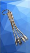 3 in 1 Mobile Phone Charging Cable Portable Keychain