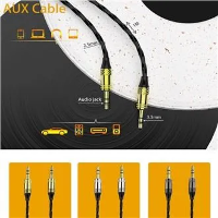 Aux Cable 3.5mm Audio Auxiliary Cable