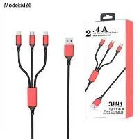 Data Transfer Usb Charger 2.4a Data Cable