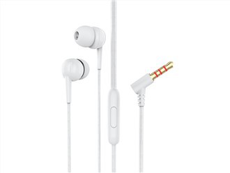 In Ear Wired Earphones with Mic Withe